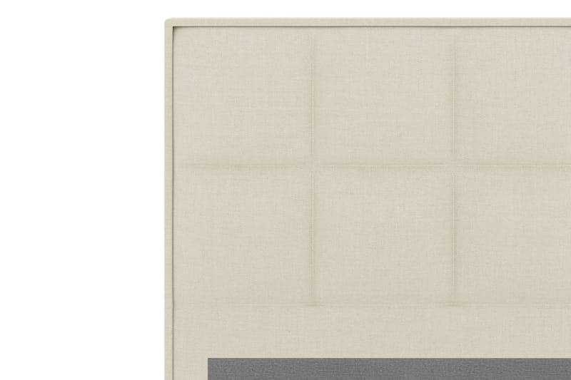 Select sengegavl 140 cm ternet - Beige - Møbler - Senge - Sengetilbehør & sengegavl - Sengegavle