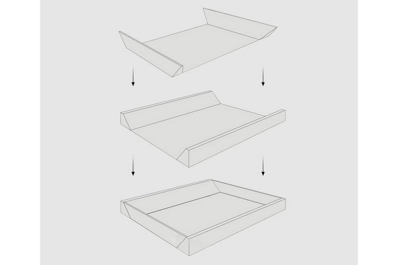 Wave skumramme til vandseng 180 | 200 cm - Sort - Møbler - Senge - Vandseng