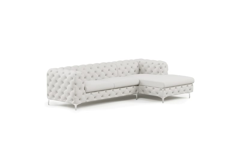 Glennie Sofa med Divan 4-personers - Beige - Møbler - Sofaer - Sofa med chaiselong