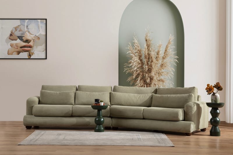 Relento Buet Sofa 4-personers - Grøn - Møbler - Sofaer - 4 personers sofa