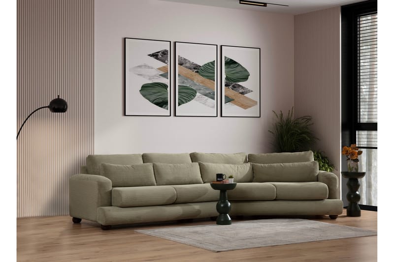 Relento Buet Sofa 4-personers - Grøn - Møbler - Sofaer - 4 personers sofa