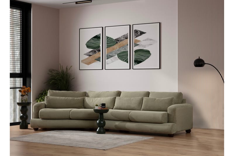 Relento Buet Sofa 4-personers - Grøn - Møbler - Sofaer - 4 personers sofa