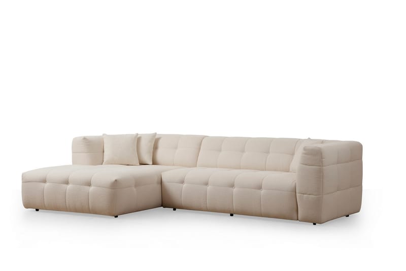 Octavian Sofa med Chaiselong 5-personers - Beige - Møbler - Sofaer - Sofa med chaiselong