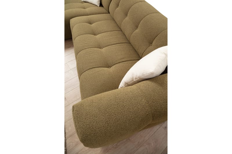 Octavian Sofa med Chaiselong 5-personers - Mørkbeige - Møbler - Sofaer - Sofa med chaiselong