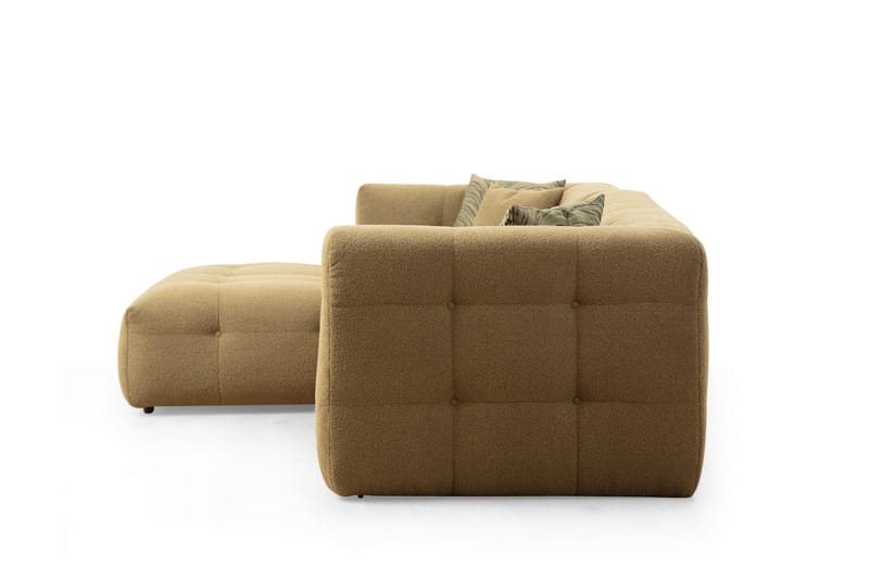 Octavian Sofa med Chaiselong 5-personers - Mørkbeige - Møbler - Sofaer - Sofa med chaiselong