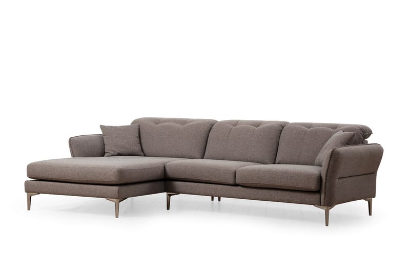 Chandara Sofa med Chaiselong 5-personers - Grå - Møbler - Sofaer - Sofa med chaiselong