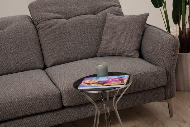 Chandara Sofa med Chaiselong 5-personers - Grå - Møbler - Sofaer - Sofa med chaiselong