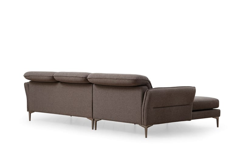 Chandara Sofa med Chaiselong 5-personers - Grå - Møbler - Sofaer - Sofa med chaiselong