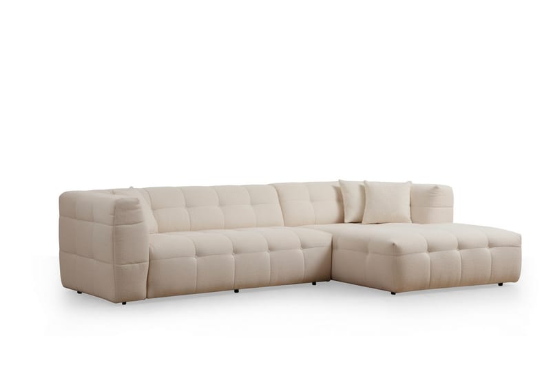 Octavian Sofa med Chaiselong 5-personers - Beige - Møbler - Sofaer - Sofa med chaiselong