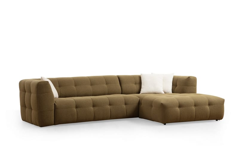 Octavian Sofa med Chaiselong 5-personers - Mørkbeige - Møbler - Sofaer - Sofa med chaiselong