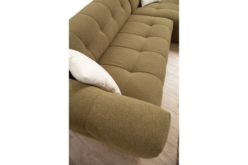 Octavian Sofa med Chaiselong 5-personers - Mørkbeige - Møbler - Sofaer - Sofa med chaiselong