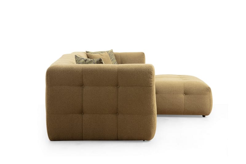 Octavian Sofa med Chaiselong 5-personers - Mørkbeige - Møbler - Sofaer - Sofa med chaiselong