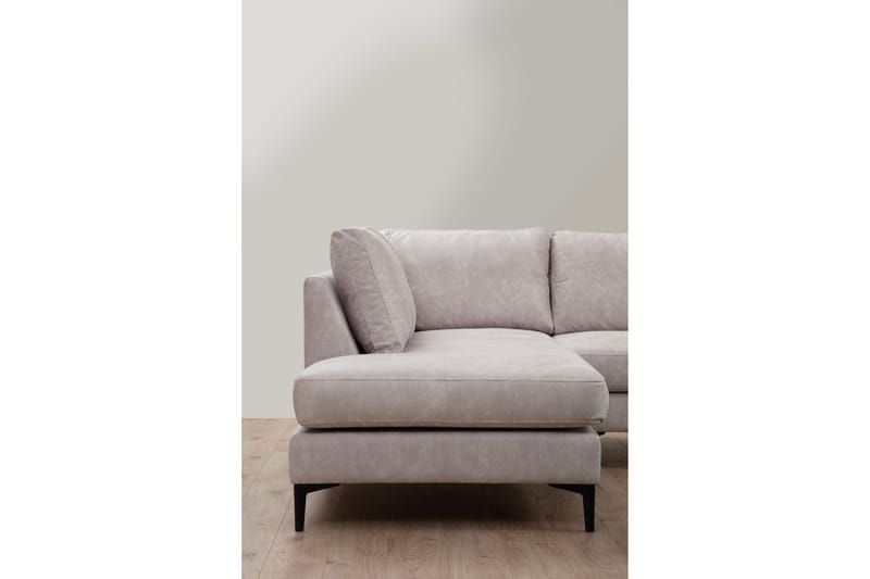 Svanabyn Sofa med Divan og Chaiselong 4-personers - Beige - Møbler - Sofaer - U Sofa