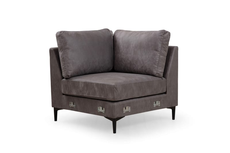 Svanabyn Sofa med Divan og Chaiselong 4-personers - Antracit - Møbler - Sofaer - U Sofa