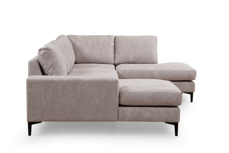 Svanabyn Sofa med Divan og Chaiselong 4-personers - Beige - Møbler - Sofaer - U Sofa