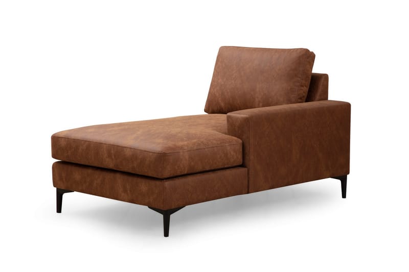 Svanabyn Sofa med Divan og Chaiselong 4-personers - Brun - Møbler - Sofaer - U Sofa