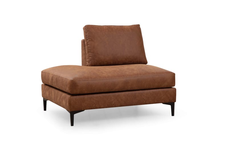 Svanabyn Sofa med Divan og Chaiselong 4-personers - Brun - Møbler - Sofaer - U Sofa