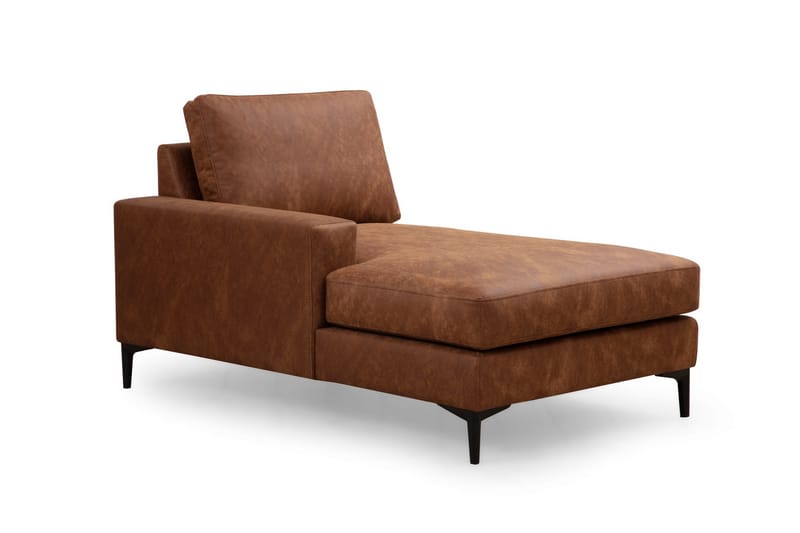 Svanabyn Sofa med Divan og Chaiselong 4-personers - Brun - Møbler - Sofaer - U Sofa