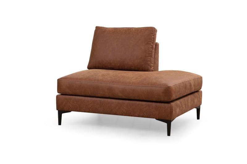 Svanabyn Sofa med Divan og Chaiselong 4-personers - Brun - Møbler - Sofaer - U Sofa