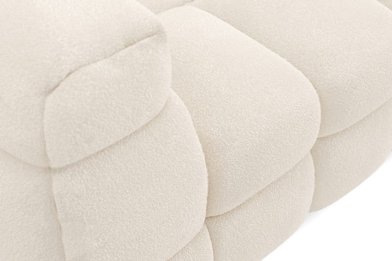 Elise 3-personers Sofa - Beige Teddy - Møbler - Sofaer - 3 personers sofa