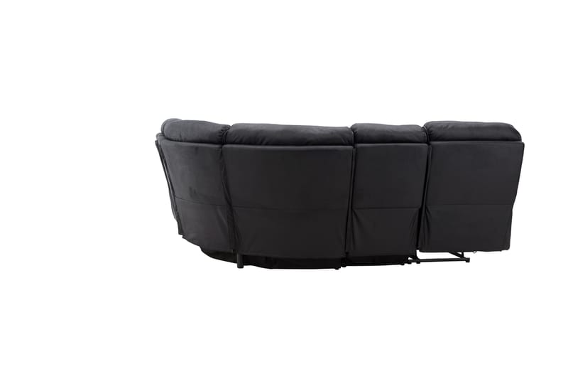 Sandra Recliner sofa - Sort - Møbler - Sofaer - Recliner sofaer - 4 personers biografsofa & reclinersofa