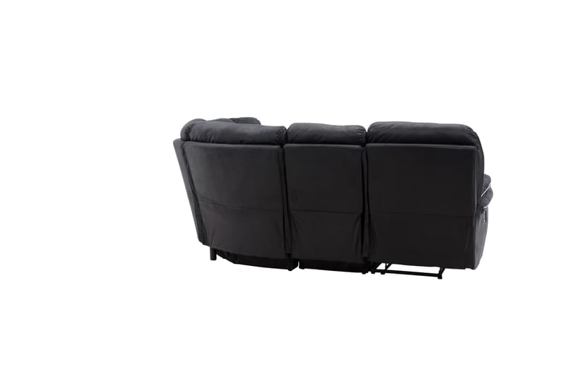 Sandra Recliner sofa - Sort - Møbler - Sofaer - Recliner sofaer - 4 personers biografsofa & reclinersofa