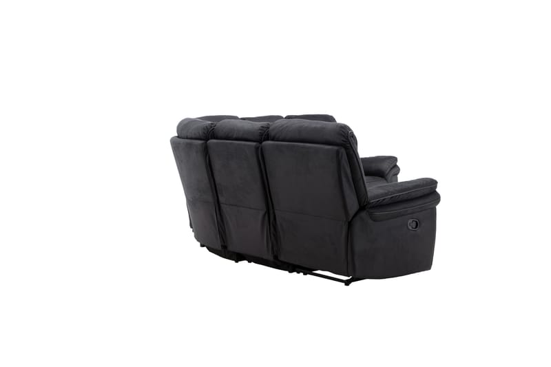 Sandra Recliner sofa - Sort - Møbler - Sofaer - Recliner sofaer - 4 personers biografsofa & reclinersofa