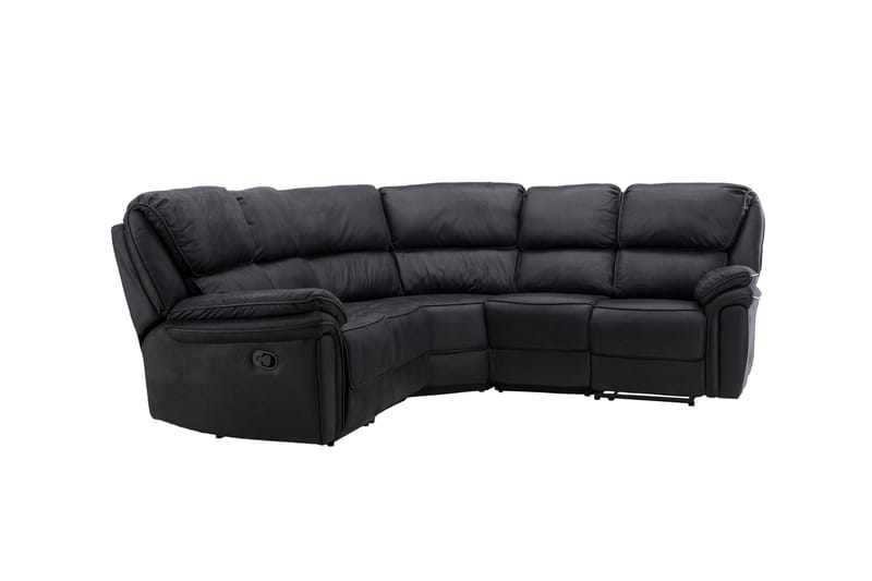 Sandra Recliner sofa - Sort - Møbler - Sofaer - Recliner sofaer - 4 personers biografsofa & reclinersofa