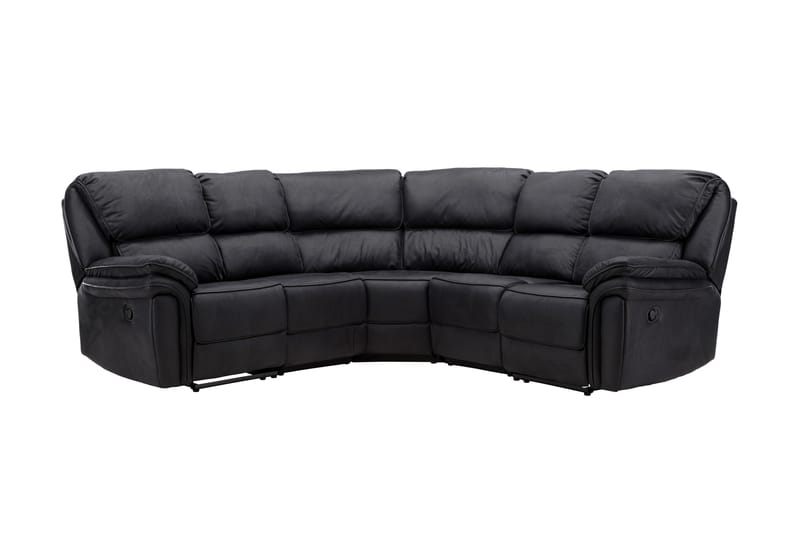 Sandra Recliner sofa - Sort - Møbler - Sofaer - Recliner sofaer - 4 personers biografsofa & reclinersofa