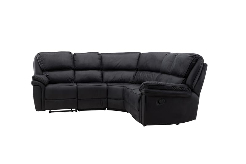 Sandra Recliner sofa - Sort - Møbler - Sofaer - Recliner sofaer - 4 personers biografsofa & reclinersofa