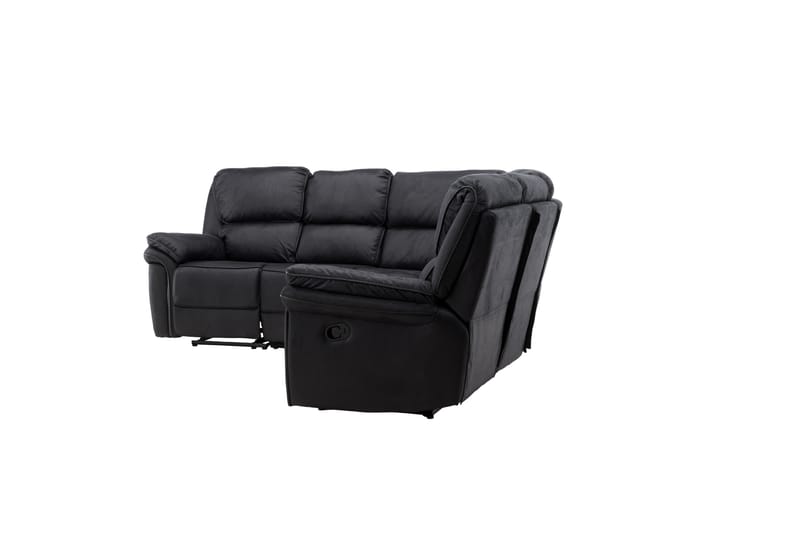 Sandra Recliner sofa - Sort - Møbler - Sofaer - Recliner sofaer - 4 personers biografsofa & reclinersofa