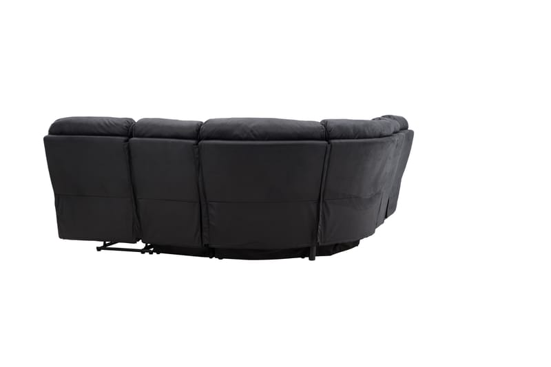 Sandra Recliner sofa - Sort - Møbler - Sofaer - Recliner sofaer - 4 personers biografsofa & reclinersofa