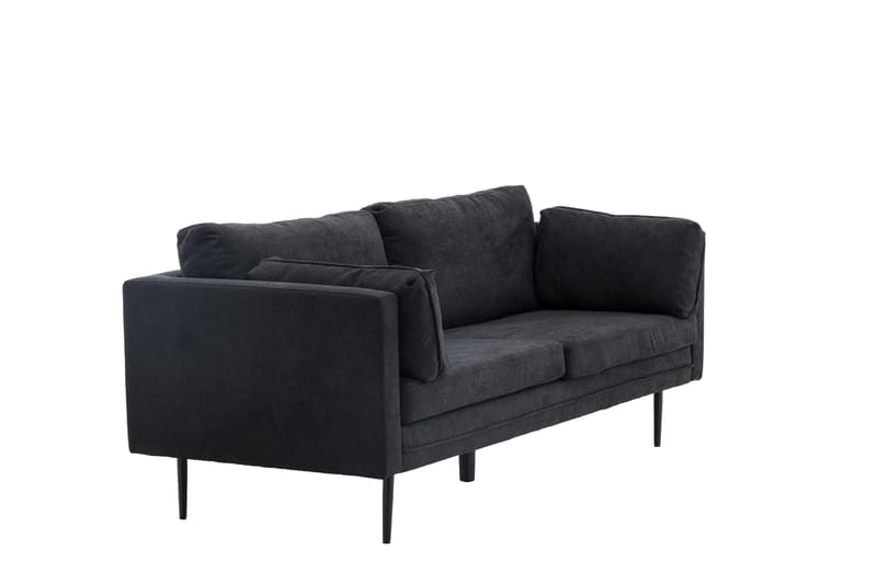 Boom 2-personers Sofa - Sort - Møbler - Sofaer - 3 personers sofa