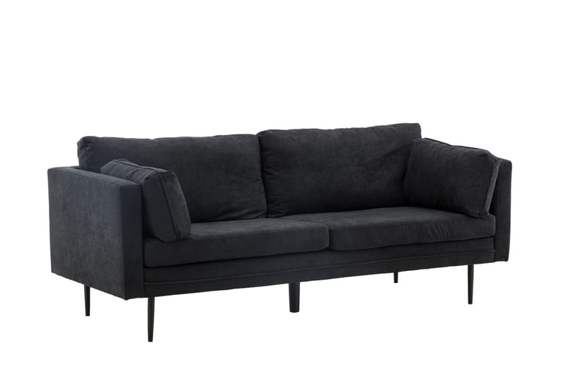 Boom 2-personers Sofa - Sort - Møbler - Sofaer - 3 personers sofa