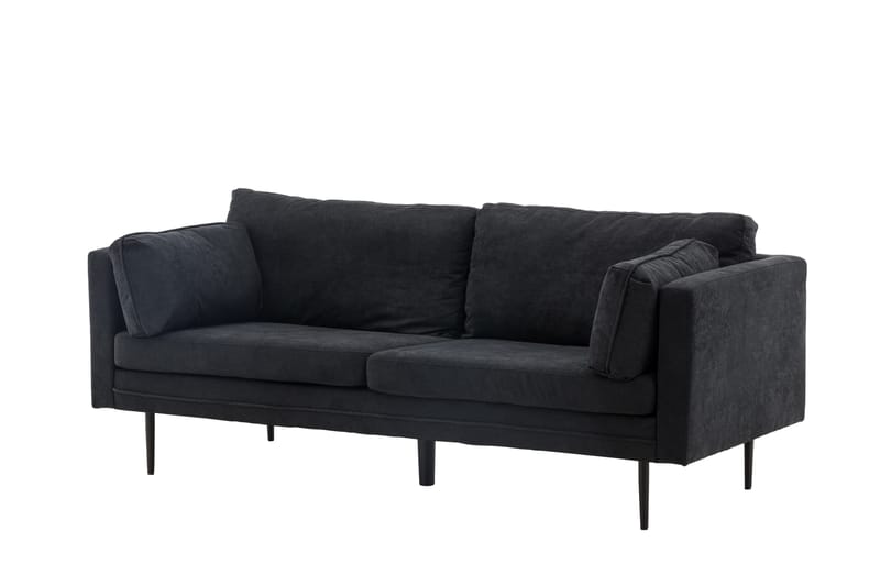 Boom 2-personers Sofa - Sort - Møbler - Sofaer - 3 personers sofa