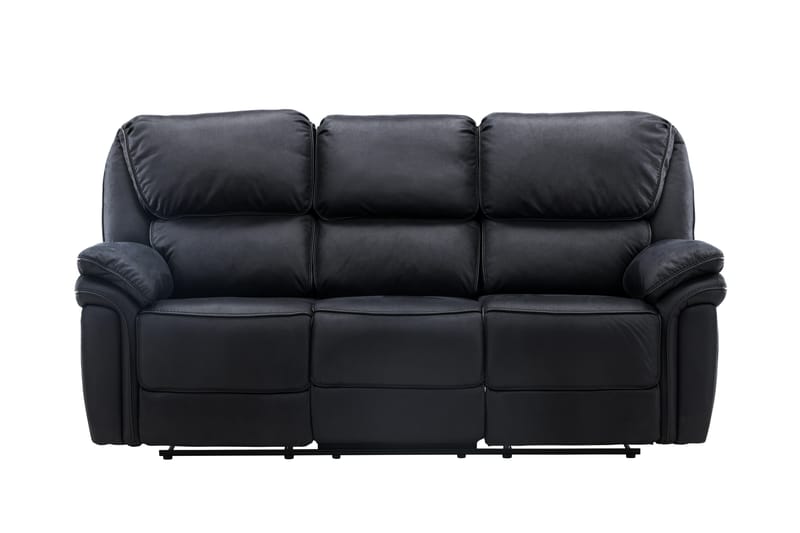 Saranda Recliner sofa - Sort - Møbler - Sofaer - Recliner sofaer - 3 personers biograsofa & reclinersofa