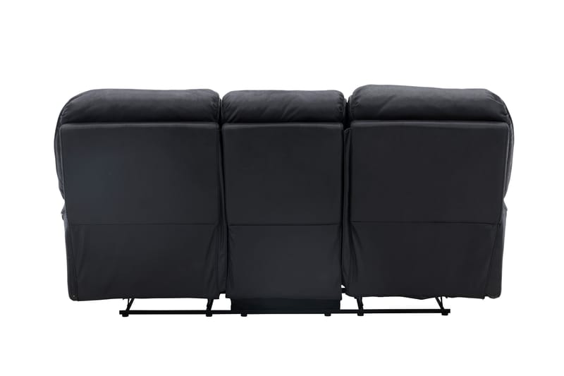 Saranda Recliner sofa - Sort - Møbler - Sofaer - Recliner sofaer - 3 personers biograsofa & reclinersofa