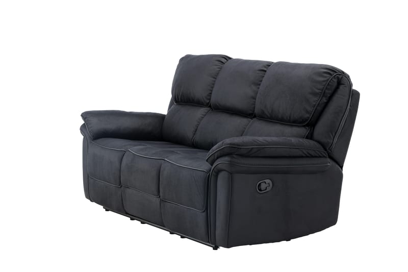 Saranda Recliner sofa - Sort - Møbler - Sofaer - Recliner sofaer - 3 personers biograsofa & reclinersofa