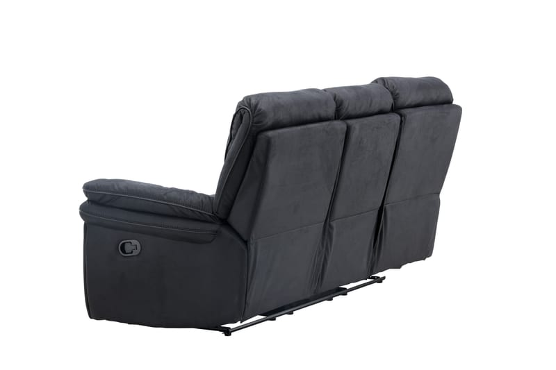 Saranda Recliner sofa - Sort - Møbler - Sofaer - Recliner sofaer - 3 personers biograsofa & reclinersofa