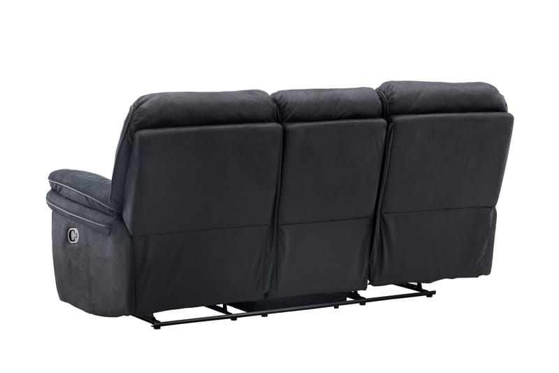 Saranda Recliner sofa - Sort - Møbler - Sofaer - Recliner sofaer - 3 personers biograsofa & reclinersofa