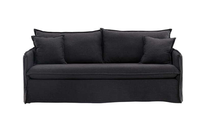 Nova 3-personers Sofa - Sort - Møbler - Sofaer - 3 personers sofa