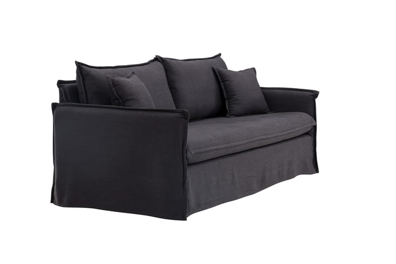 Nova 3-personers Sofa - Sort - Møbler - Sofaer - 3 personers sofa