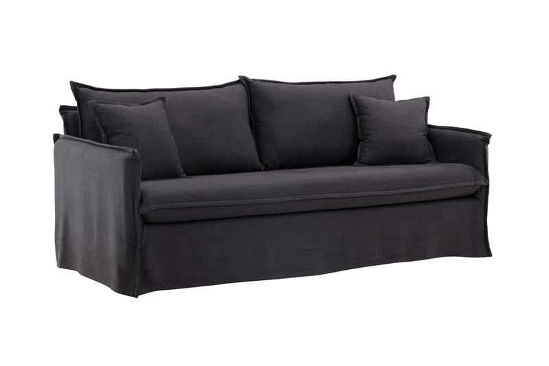 Nova 3-personers Sofa - Sort - Møbler - Sofaer - 3 personers sofa