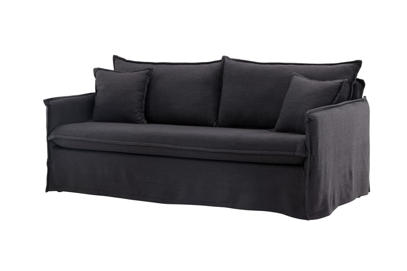 Nova 3-personers Sofa - Sort - Møbler - Sofaer - 3 personers sofa