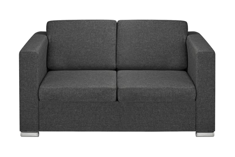 2 Pers. Sofa Mørkegråt Stof - Grå - Møbler - Sofaer - 2 personers sofa