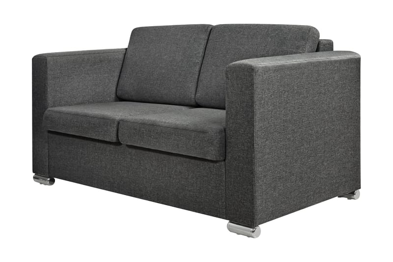 2 Pers. Sofa Mørkegråt Stof - Grå - Møbler - Sofaer - 2 personers sofa