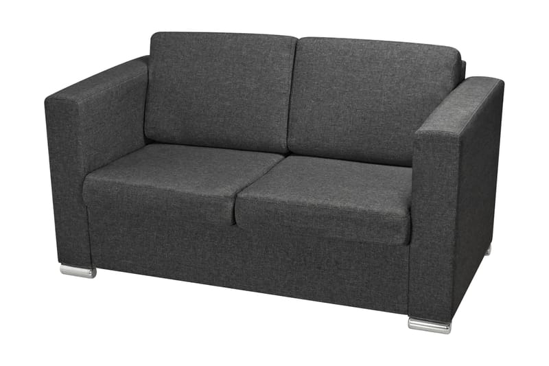 2 Pers. Sofa Mørkegråt Stof - Grå - Møbler - Sofaer - 2 personers sofa