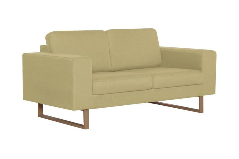 2-Personers Sofa I Stof Grøn - Grøn - Møbler - Sofaer - 2 personers sofa