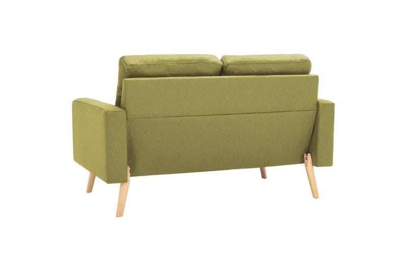 2-Personers Sofa Stof Grøn - Møbler - Sofaer - 2 personers sofa