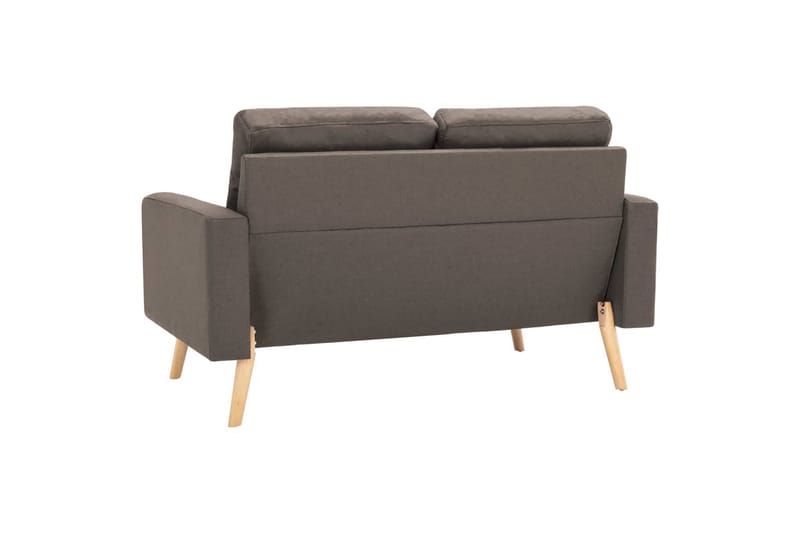 2-Personers Sofa Stof Gråbrun - Møbler - Sofaer - 2 personers sofa